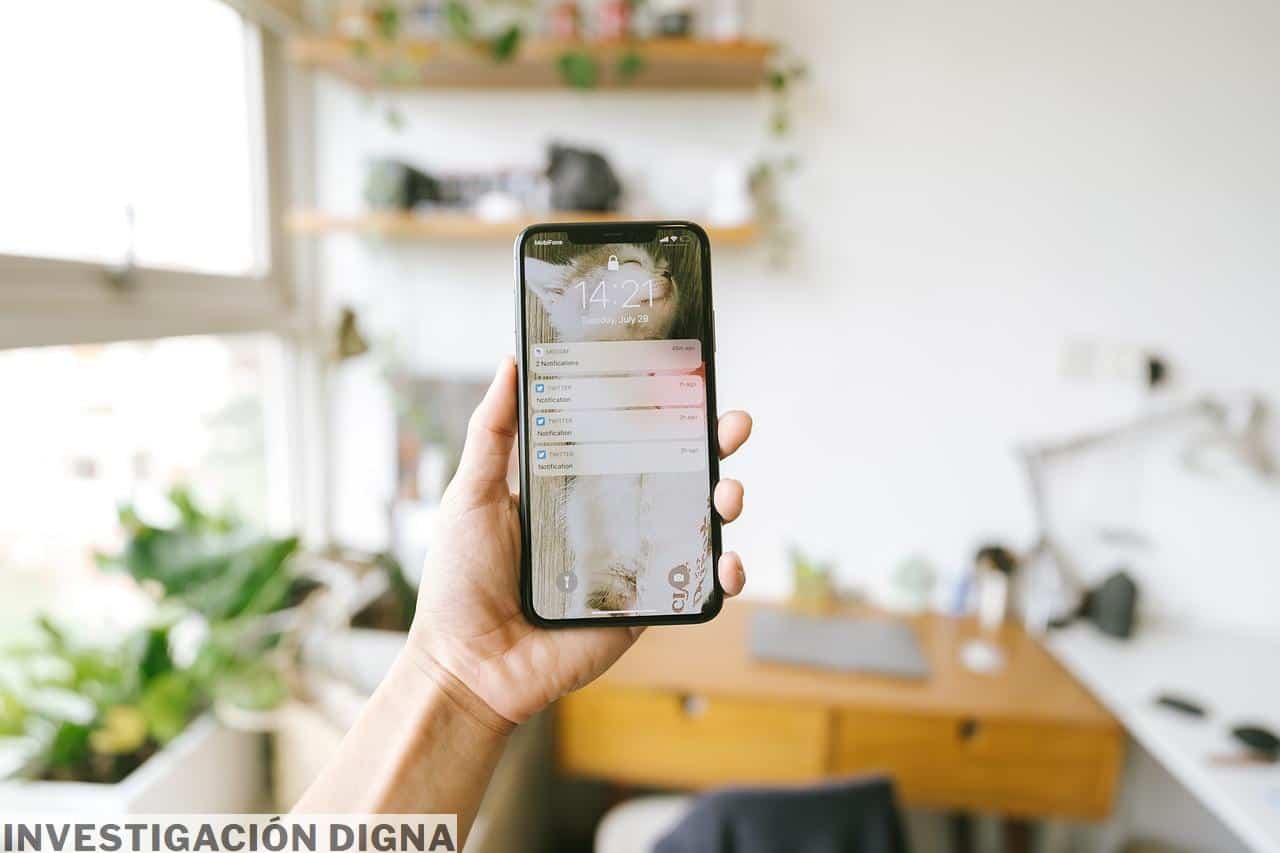 iphone, hand, phone