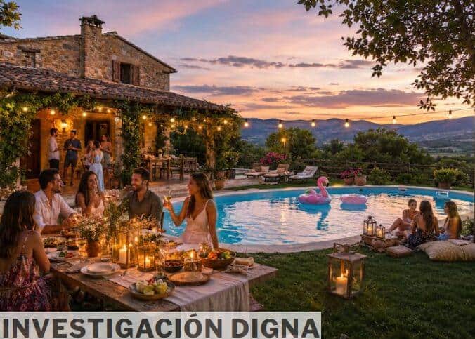 celebracion casa piscina